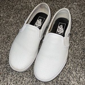 Vans Perforated Slip On Sneakers